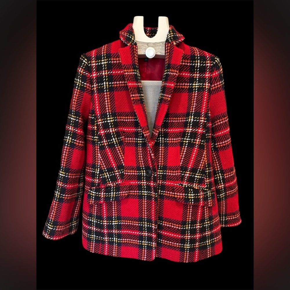 Talbots Vibrant Red Petite Blazer